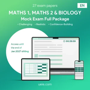 ESAT Maths 1, Maths 2 & Biology Mock Exam (Full Package)