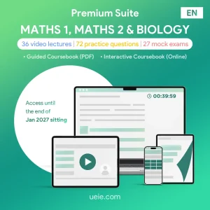 ESAT Maths 1, Maths 2 & Biology Premium Suite (English)