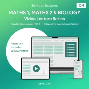 ESAT Maths 1, Maths 2 & Biology Video Lecture Series (Chinese)