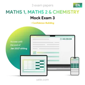 ESAT Maths 1, Maths 2 & Chemistry Mock Exam (3)