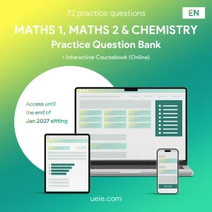 ESAT Maths 1, Maths 2 & Chemistry Practice Question Bank (English)
