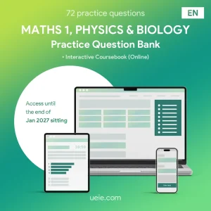 ESAT Maths 1, Physics & Biology Practice Question Bank (English)