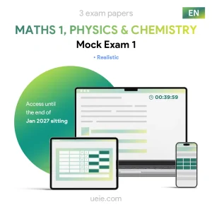 ESAT Maths 1, Physics & Chemistry Mock Exam (1)