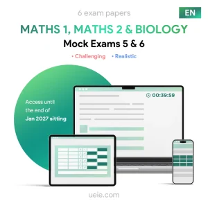 ESAT Maths 1, Maths 2 & Biology Mock Exams (5-6)
