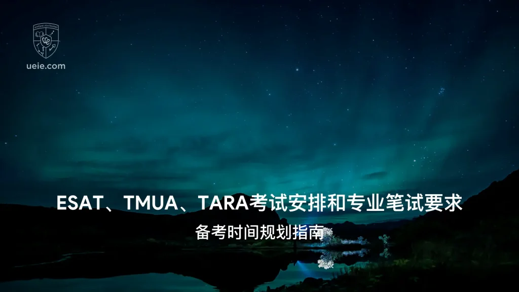2027申请季ESAT-TMUA-TARA考试安排和专业笔试要求-Video-Poster