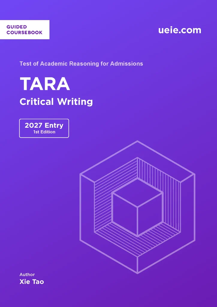 TARA Critical Writing Coursebook Cover 2026